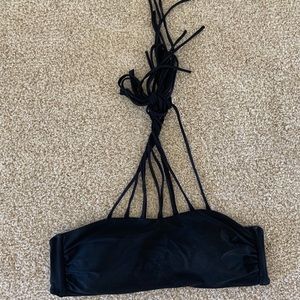 Black bikini top